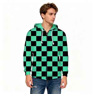 custom 3D Printed Zip <b>Hooded</b> Sweater Casual <b>Cardigan</b> Cosplay Pullover hoodie - Product Image 5