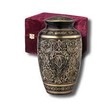 Venta caliente única moderna urna de cremación de Metal hecha a mano de aluminio fundido urna de cremación funeraria Material de latón - Product Image 5