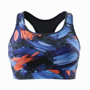 Custom Women Printed Sports <b>Bra</b> <b>Racerback</b> Workout Fitness Activewear - Product Image 1