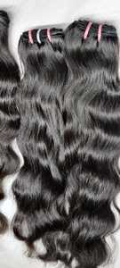 Tissage vierge brut indien en vrac non transformé, vente en gros d'extensions de cheveux de couleur naturelle alignée sur les cuticules pour jerry hair vendeur indien - Product Image 2