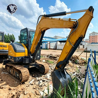 Оптовая цена на б/у 6-тонный экскаватор с ковшом 0,22 м³, двигатель Mitsubishi, высокая топливная экономичность, механическая система впрыска топлива