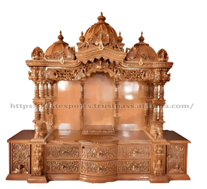 Templo de Madera de Teca Tallada a Mano, Estilo Puri de Shree Jagannath, Impermeable, Tamaño Personalizado, Hecho en Australia - Product Image 2