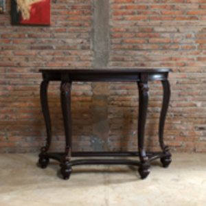 Mesa de Consola de Lujo para Sala de Estar, Estilo Antiguo, para Exteriores, Hecha con Madera de Caoba, Muebles Duraderos para Hotel o Villa, en Oferta - Product Image 2