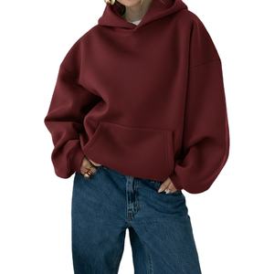 Nouveaux sweats à capuche unis tendance, prix abordable, vente en gros, conception décontractée, logo personnalisé, 100% coton - Product Image 1