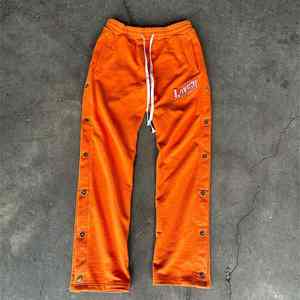 กางเกงสเวตเตอร์ผ้าฝ้ายน้ำหนักเบาระบายอากาศได้ดีมีเชือกผูกแบบลำลองสำหรับฤดูใบไม้ร่วงและฤดูหนาว - Product Image 1