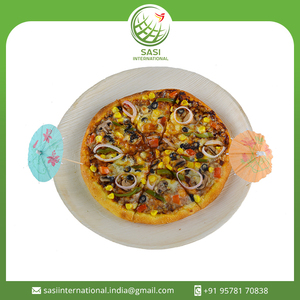 Feuille de palmier biodégradable écologique assiette à dîner jetable pour servir de la nourriture pour les mariages prix en magasin disponible - Product Image 2