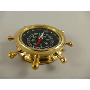 <b>Wooden</b> Ship <b>Wheel</b> Handcrafted Compass Natural Finished <b>Wooden</b> Nautical Ship <b>Wheel</b> Compass Souvenir Promotional Gift Cheap Price - Product Image 4