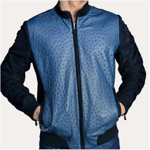 Nueva chaqueta de bombardero personalizada al por mayor para hombre, chaquetas de bombardero de talla grande cortavientos para exteriores de primavera para hombre - Product Image 3
