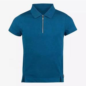 T-shirts polo à manches courtes en maille personnalisables pour enfants Nouveaux hauts d'équitation confortables avec logo personnalisé Équitation équestre - Product Image 1