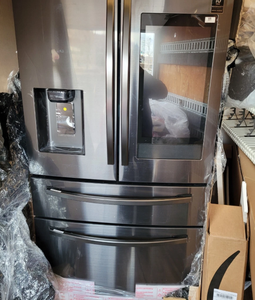 Nuevo en Stock 2025 28 Cu. Refrigerador Inteligente de Dos Puertas Francesas con Acabado en Acero Inoxidable, Eléctrico, para Uso en Hoteles y Automóviles - Product Image 2