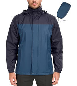 Nouvelle arrivée veste de pluie hommes vestes coupe-vent légères en plein air grande taille vestes coupe-vent en nylon téléchargées par robe de sport - Product Image 1