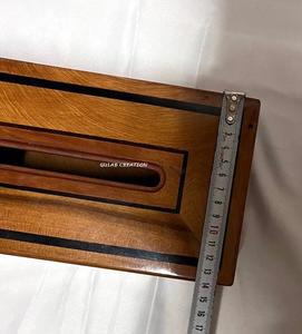 Simple Wooden Tissue Box Holder for Tabletop Use Rustic <b>Napkin</b> <b>Dispenser</b> Case for Home, Office, and Restaurant Table Decor - Product Image 4