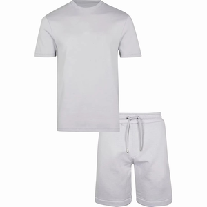 Ensemble de shorts de sport pour hommes avec logo personnalisé, séchage rapide, respirant, taille plus, shorts d'été solides, coupe-vent - Product Image 4