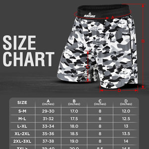 กางเกงขาสั้น MMA แบบใส่สบายสำหรับผู้ชายออกแบบมาเพื่อการฝึกและออกกำลังกายกางเกงฝึกซ้อมพร้อมแผ่นเสริม - Product Image 4