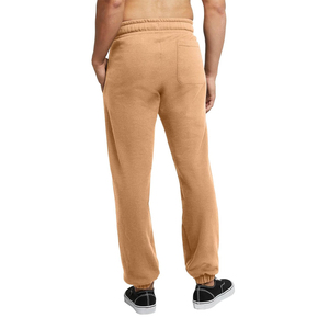 Pantalon de survêtement 100% coton pour hommes personnalisé pantalon d'entraînement mi-taille en éponge française avec poches d'impression décontractées tissées élastiques pantalon de survêtement - Product Image 2