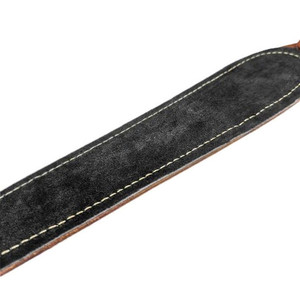 Accesorio occidental hecho a mano correa ajustable cabestrillo de cuero liso para caza al aire libre llevar fundas de gamuza negra de alta presión - Product Image 6