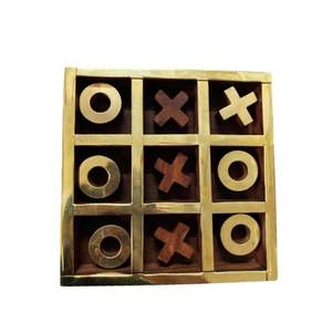 Juego de Mesa de Tres en Raya de Madera de Lujo para Niños, Adultos y Familia, Clásico Juego de Estrategia para el Cerebro, Juguete de Interior - Product Image 4