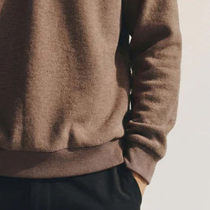 Suéter de Hombre de Manga Larga con Cuello Doble, Cuello Alto Simulado con Cierre, Cuello Plegable, Cálido, con Puños Acanalados y Dobladillo Elástico - Product Image 4