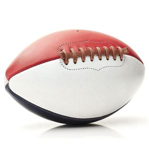 Ballon de rugby sur mesure à bas quantité minimale de commande Prix de gros Matériau en cuir le plus vendu Cousu à la machine durable et écologique Idéal pour - Product Image 2