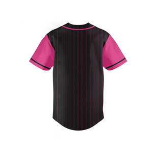 เสื้อเบสบอลแขนครึ่งท่อน/ซอฟต์บอลผ้าโพลีเอสเตอร์คอวีผ้าโพลีเอสเตอร์ระบายอากาศได้ดี2024ออกแบบได้ตามต้องการล่าสุด - Product Image 6