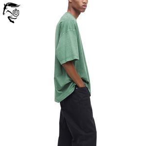 Camiseta de lavado ácido para hombre transpirable y de secado rápido a la venta/Camiseta de lavado ácido para hombre de uso informal y al aire libre - Product Image 4