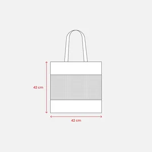 Borsa Shopper Personalizzata in Cotone Naturale per Gadget Promozionali - Product Image 2
