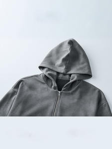 Autumn and Winter New Men's Hoodie <b>Light</b> Mature Simple Loose Zipper Fashion Hooded <b>Cardigan</b> Coat hoodies - Product Image 4