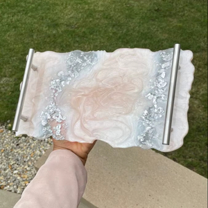 ถาดเสิร์ฟอีพ็อกซี่เรซินทำด้วยมือสิ่งจำเป็นสำหรับห้องครัวประเภทหนึ่งสำหรับบ้านร้านอาหารโรงแรมตกแต่งให้บริการ - Product Image 1