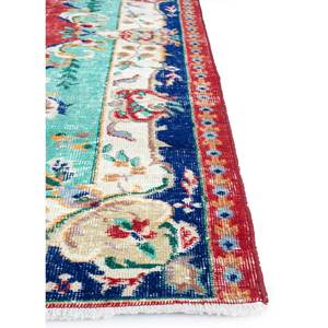 Tapis en laine vintage noué à la main Pae-2048, motif médaillon rectangulaire, pour couloir, salon, maison, tapis Jaipur US - Product Image 4