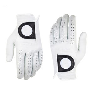 Vente chaude Gants de golf de sport en cuir véritable de haute qualité Fabriqués au Pakistan Couleur verte Imperméable Antidérapant - Product Image 1