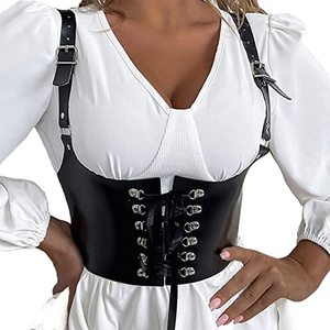 Nouvel Arrivage – Camisole Corset Sexy pour Femme, Dos Nu, en Cuir, Design Sans Couture et Respirant, Maintien Moyen - Product Image 1