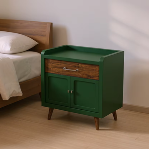 Traditional Design Solid Teak Wood Indonesia Made Bedstand for Home Furniture Bedroom Furniture Apartment Living Room - Product Image 1