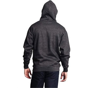 Sweat à capuche uni en molleton pour hommes pull à capuche décontracté gym adulte haut sweat à capuche - Product Image 2