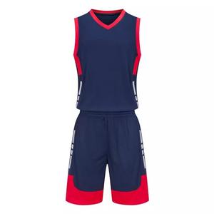 Étiquette de service ensembles d'uniformes de basket-ball personnalisés 100% polyester de haute qualité confortable respirant séchage rapide prix de gros - Product Image 1