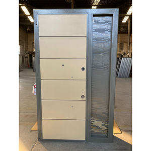 Puertas de Acero Modernas de Alta Calidad para Entrada Principal de Villas y Apartamentos de Lujo con Aspecto de Piedra por Moderndoor - Product Image 1