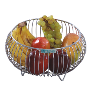 High Quality Material Simple Fruits Basket Metal Wire Fruits Storage Tabletop Basket - Product Image 4