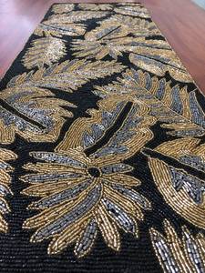 Luxury Beaded Handmade Durable Non-Slip Customizable Design Washable <b>Table</b> <b>Placemat</b> - Product Image 3