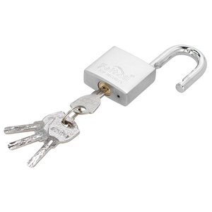 Lucchetto di Sicurezza in Ferro Massiccio con Gancio Corto 40 mm, Cilindro in Ottone con Chiave - Product Image 2