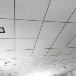 Trần nhà máy sản xuất trực tiếp Fire-proof sợi khoáng văn phòng xây dựng Trần cách nhiệt Acoustic Bảng điều chỉnh Trần - Product Image 3