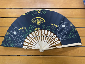 Abanico de mano de bambú tradicional personalizado con decoración de impresión de Viet Fargimex - Product Image 6