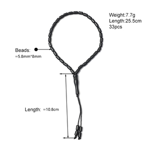 도매 아크릴 유니섹스 이슬람 타스비흐 구슬 디크르 묵주 목걸이 무슬림 여성 및 남성용 선물 - Product Image 2