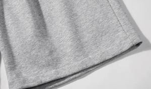 Pantalones cortos Cargo de algodón transpirable con logotipo personalizado para hombre, pantalones de entrenamiento de fitness informales de talla grande de verano, Forro corto suelto con cordón bajo - Product Image 4