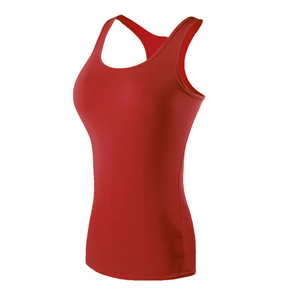 เสื้อกล้ามลำลองสำหรับผู้หญิงเสื้อกล้ามวิ่งเล่นโยคะออกกำลังกายในยิมระบายอากาศได้ดีมีความยาวสั้นดีไซน์ล่าสุด - Product Image 3