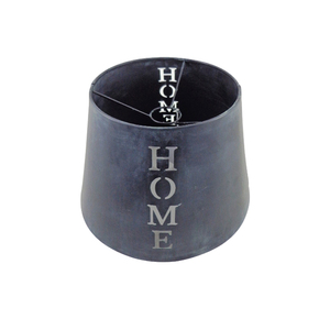 Pantalla de lámpara de metal de diseño elegante, soporte de lámpara de escritorio de pátina gris para decoración de Hotel y hogar hecho a mano personalizado - Product Image 1