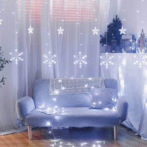 Tenda LED con stelle e fiocchi di neve 3,5M alimentata a corrente (GSC 204605012) - Product Image 2