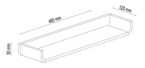 Étagère murale 48 cm - Product Image 2