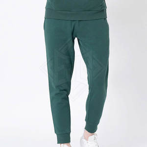 กางเกงวิ่งเข้ารูปแฟชั่นสำหรับผู้ชายผ้าคอตตอนน้ำหนักเบาใส่สบายเอวกลาง - Product Image 4