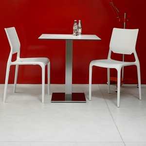 Stackable Monobloc Polymer <b>Chair</b> for Indoor and Outdoor Use, Lightweight Cafe <b>Bistro</b> Restaurant <b>Dining</b> <b>Chair</b> Made in Italy - Product Image 6