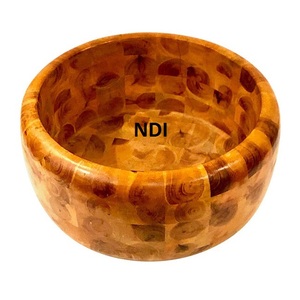 ชามผสมหรือทำสลัดผักผลไม้ทำจากไม้อะคาเซียใช้สำหรับจัดเลี้ยงบะหมี่พาสต้าหรือสลัดผัก - Product Image 4