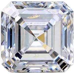 Diamant de laboratoire Asscher 4 carats D VVS1, taille Asscher, certifié IGI - Product Image 2